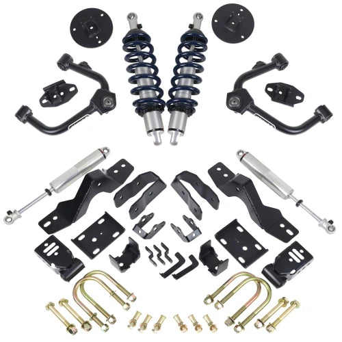 Ridetech - 2019-2024 Silverado / Sierra 3/5 Performance Lowering Kit