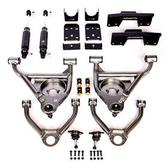 1999-2006 (2007 CLASSIC) GM 2WD IHC SUSPENSION 4/6 LOWERING KIT W/ BOLT ON C-NOTCH