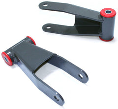 2015-2023 FORD F-150 2&4WD FULL 2" REAR LOWERING SHACKLES (REQUIRES CUTTING) - MAXTRAC 411420