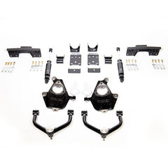 1999-2006 (2007 CLASSIC) GM 4WD IHC SUSPENSION 3/5 LOWERING KIT W/ BOLT ON C-NOTCH