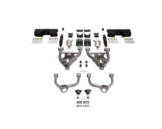 1988-1998 C1500 IHC SUSPENSION 3/5 LOWERING KIT W/ BOLT ON C-NOTCH