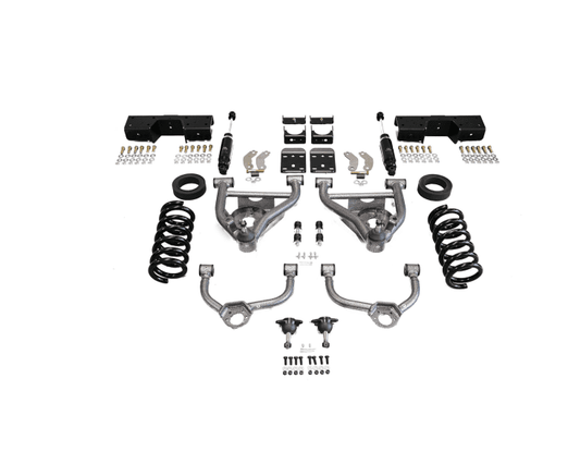 1988-1998 C1500 IHC SUSPENSION 4/6 LOWERING KIT W/ BOLT ON C-NOTCH