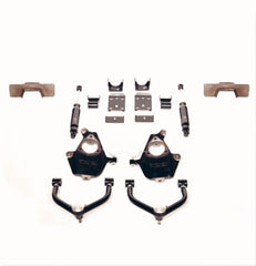 1999-2006 (2007 CLASSIC) GM 4WD IHC SUSPENSION 3/5 LOWERING KIT W/ WELD ON C-NOTCH