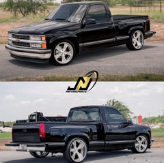 1988-1998 C1500 IHC SUSPENSION 4/6 LOWERING KIT W/ BOLT ON C-NOTCH