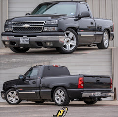 1999-2006 (2007 CLASSIC) GM 2WD IHC SUSPENSION 4/6 LOWERING KIT W/ WELD ON C-NOTCH