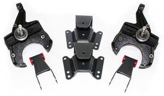 1973-1987 CHEVY & GMC C10 2WD (1" Thick Rotors) 2.5/4" MAXTRAC DROP KIT