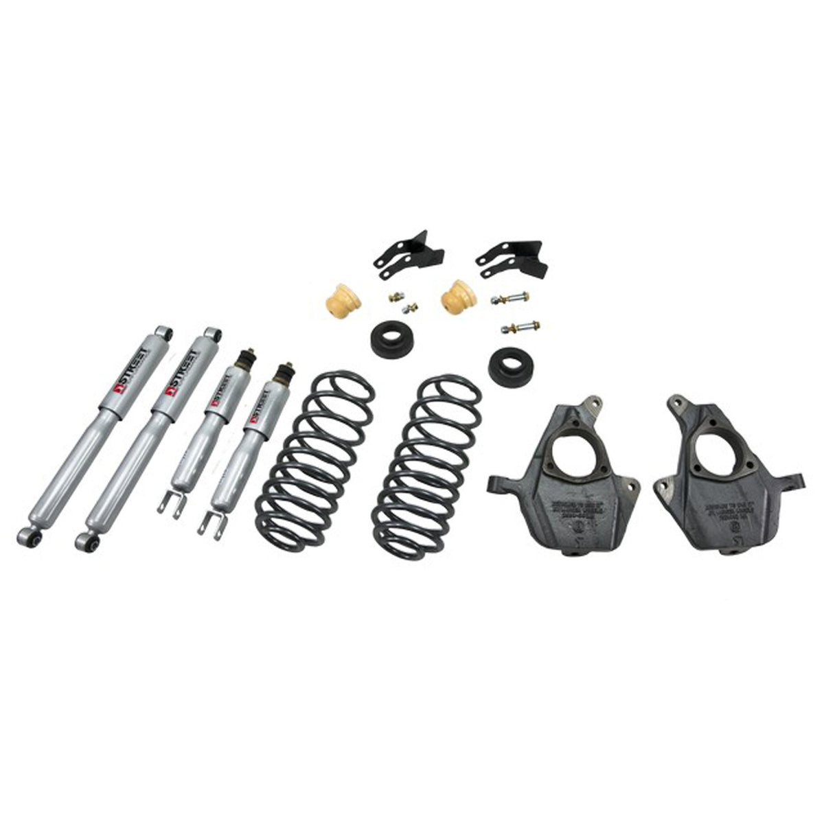 2000-2006 BellTech Tahoe / Yukon / Suburban / Yukon XL / Avalanche (2WD/4WD) With or Without Factory Premium Ride Shocks LOWERING KIT W/ STREET PERFORMANCE SHOCKS - 759SP