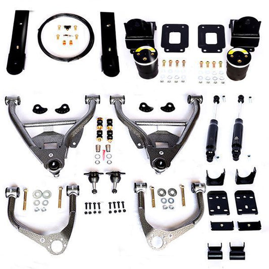 2019-PRESENT GM1500 3/5 IHC SUSPENSION LOWERING KIT W/ HELPER BAGS